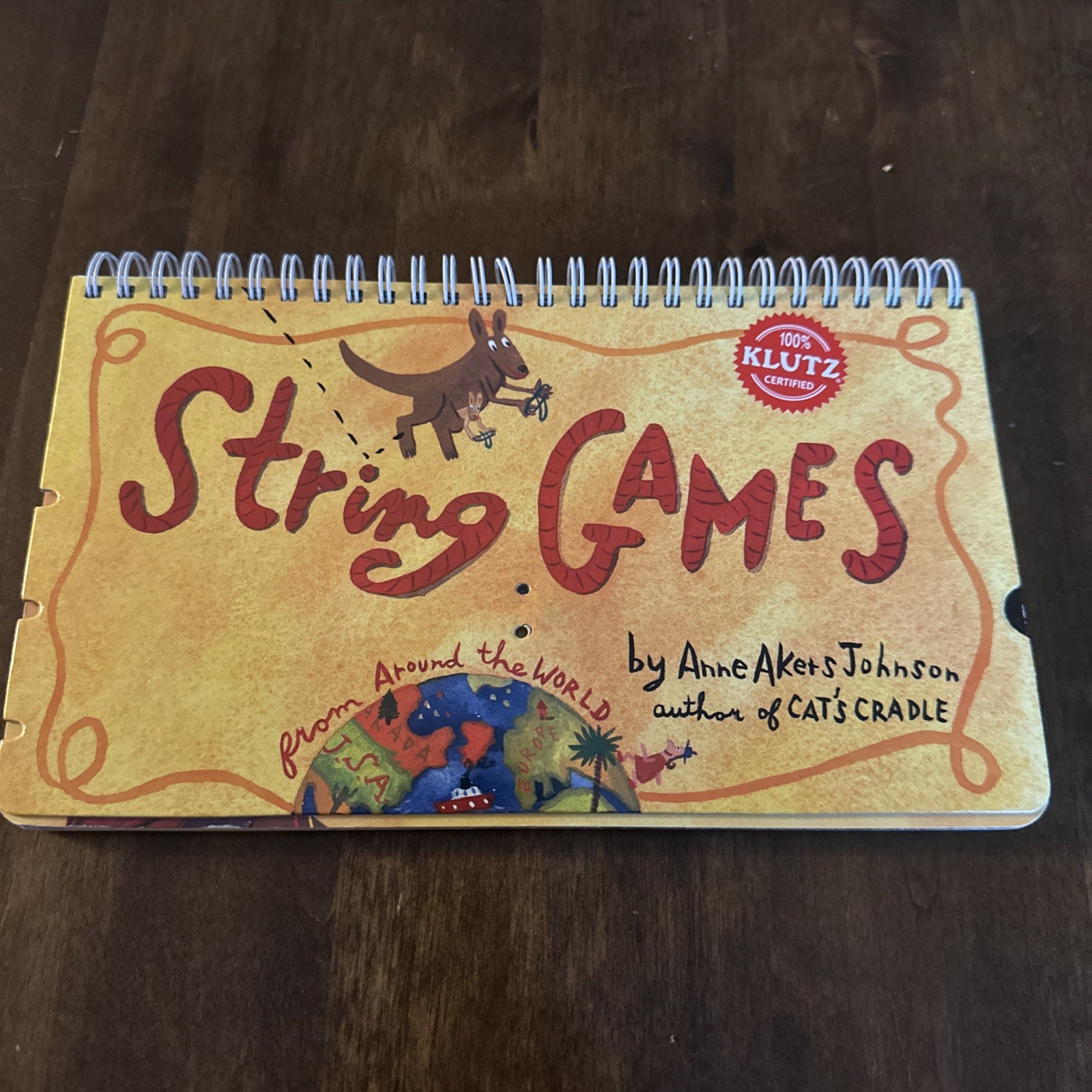 “String Games From Around The World” By Anne Akers Johnson – Klutz NO STRING