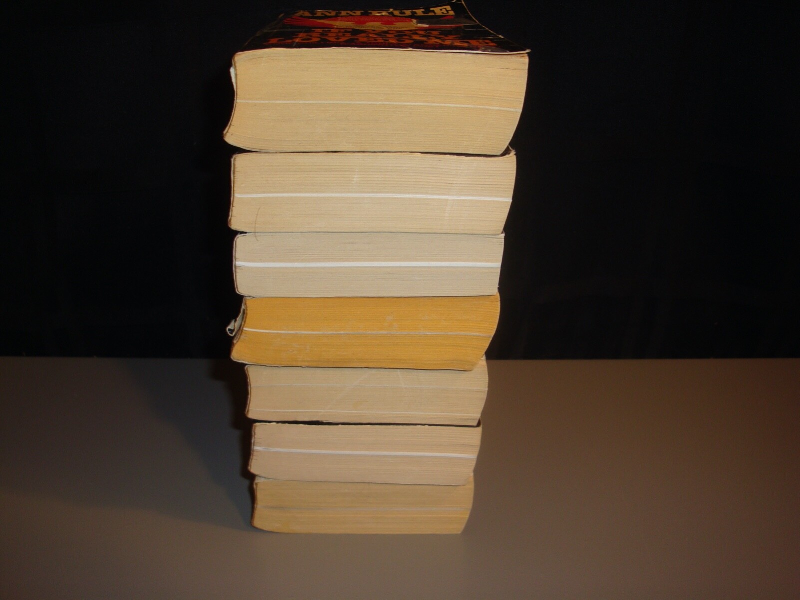Ann Rule True Crime 7 paperback book lot Crime Files Murder Serial Killers