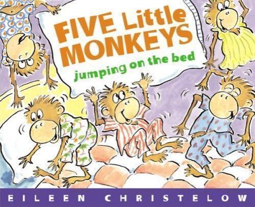 Five Little Monkeys Jumping on the – paperback, 9780618836826, Eileen Christelow