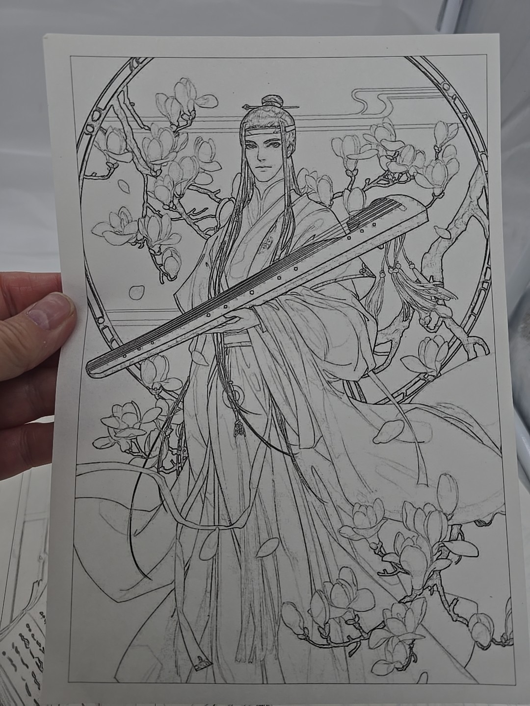 ACG Anime Coloring Book – 24 Loose Pages Color Pencil or Artist Choice SEE PICS