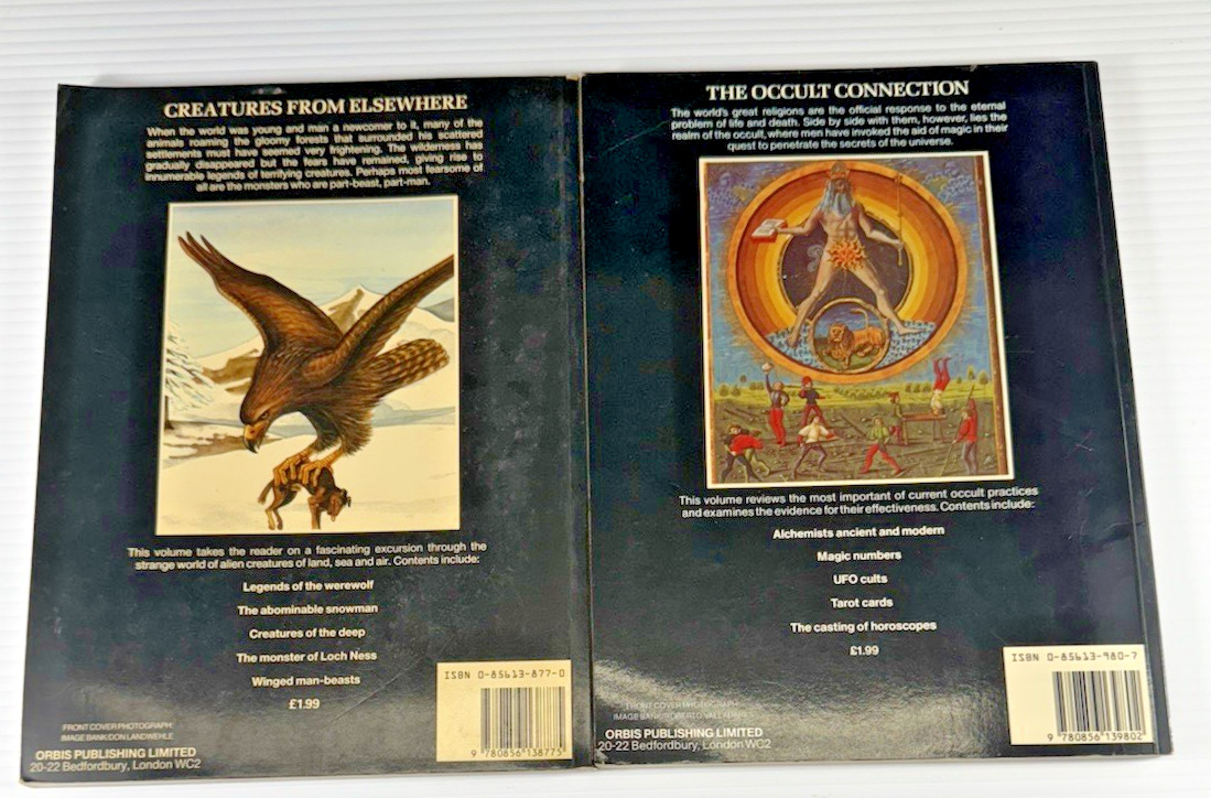 Unexplained Series Orbis Occult Connection Creatures Elsewhere PB Set