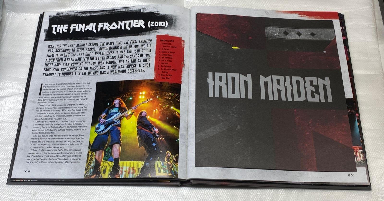 IRON MAIDEN VAULT By Chris Welch – Hardcover 9C