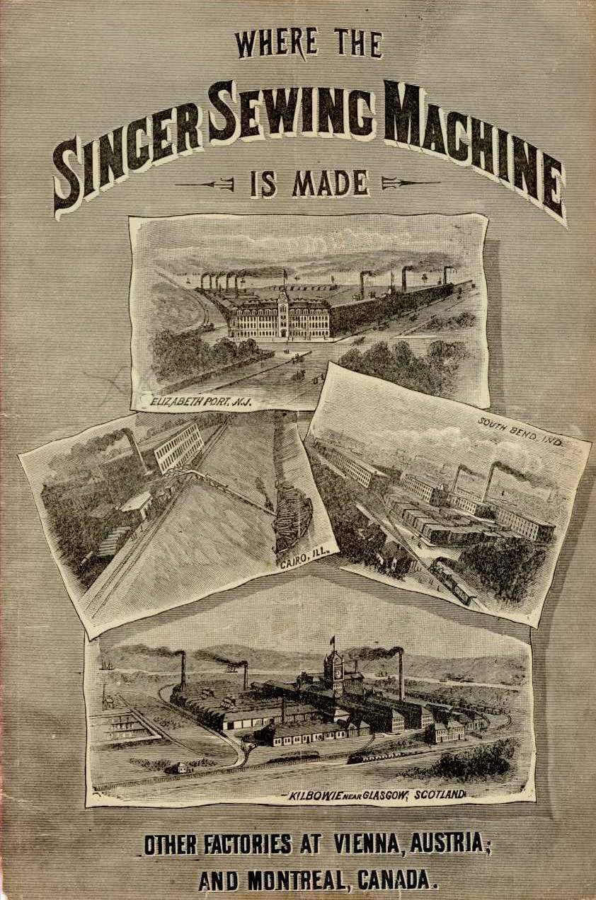 Singer Sewing Machine Improved Family Instruction Manual 1891 (19 Page)