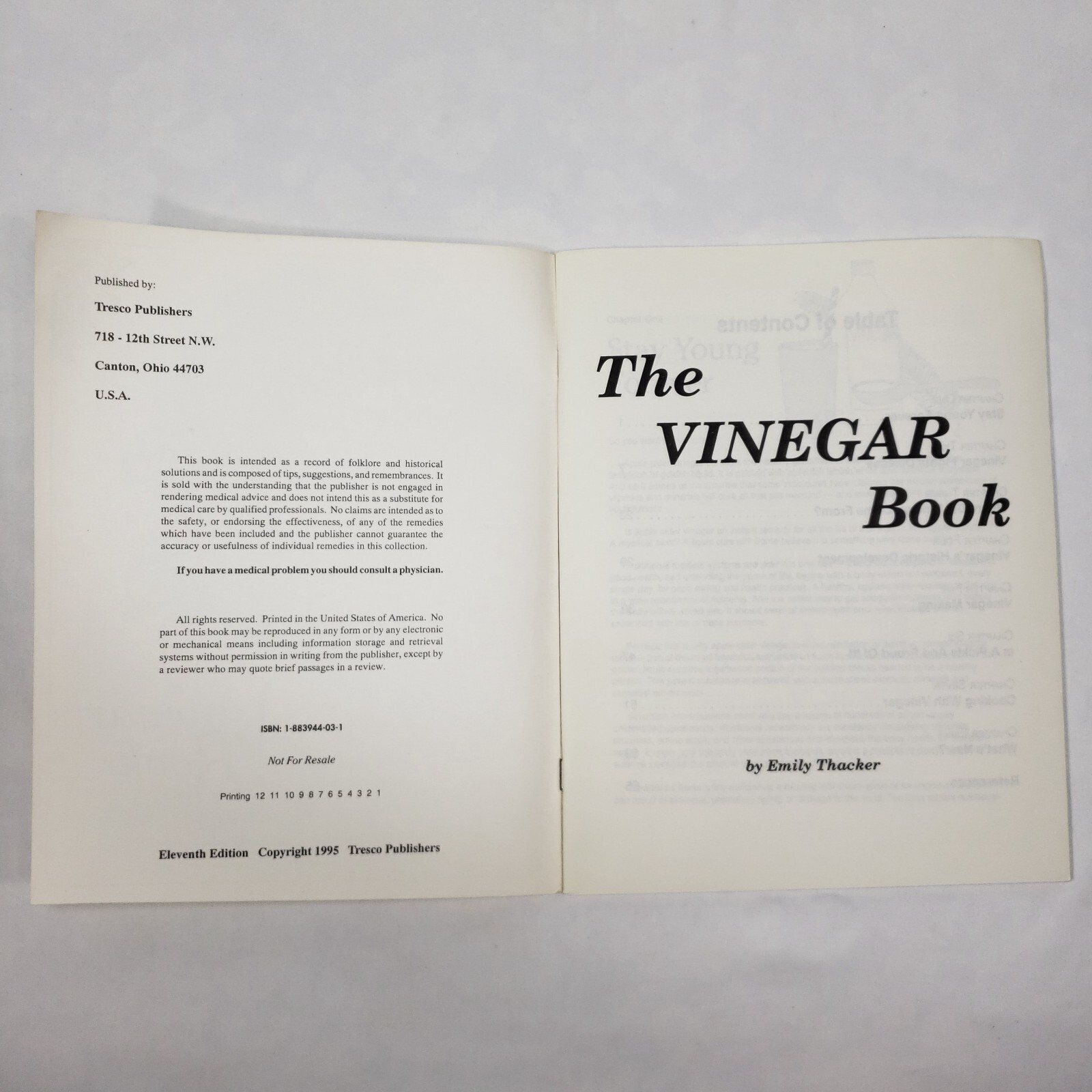 Emily Thacker Health Without Drugs Booklets Lot Vinegar Natural Remedies Cures