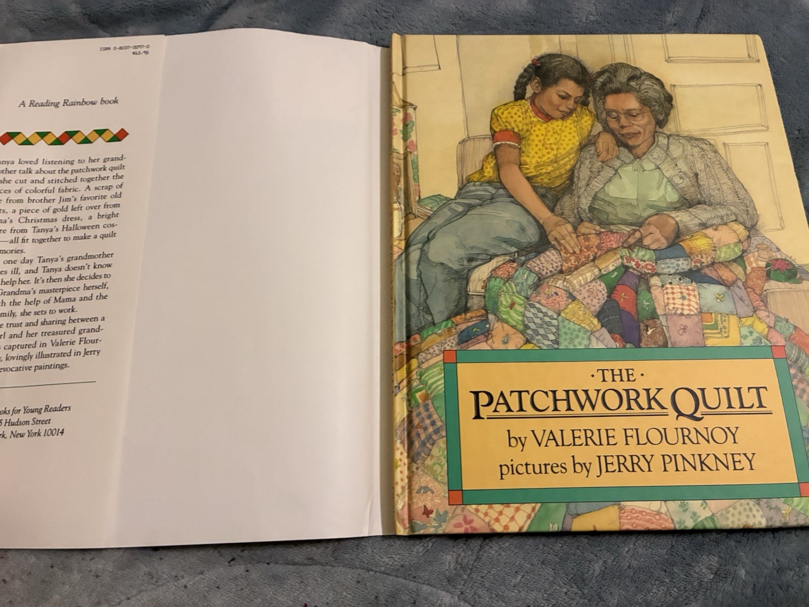 The Patchwork Quilt by Valerie Flournoy 1985 Signed