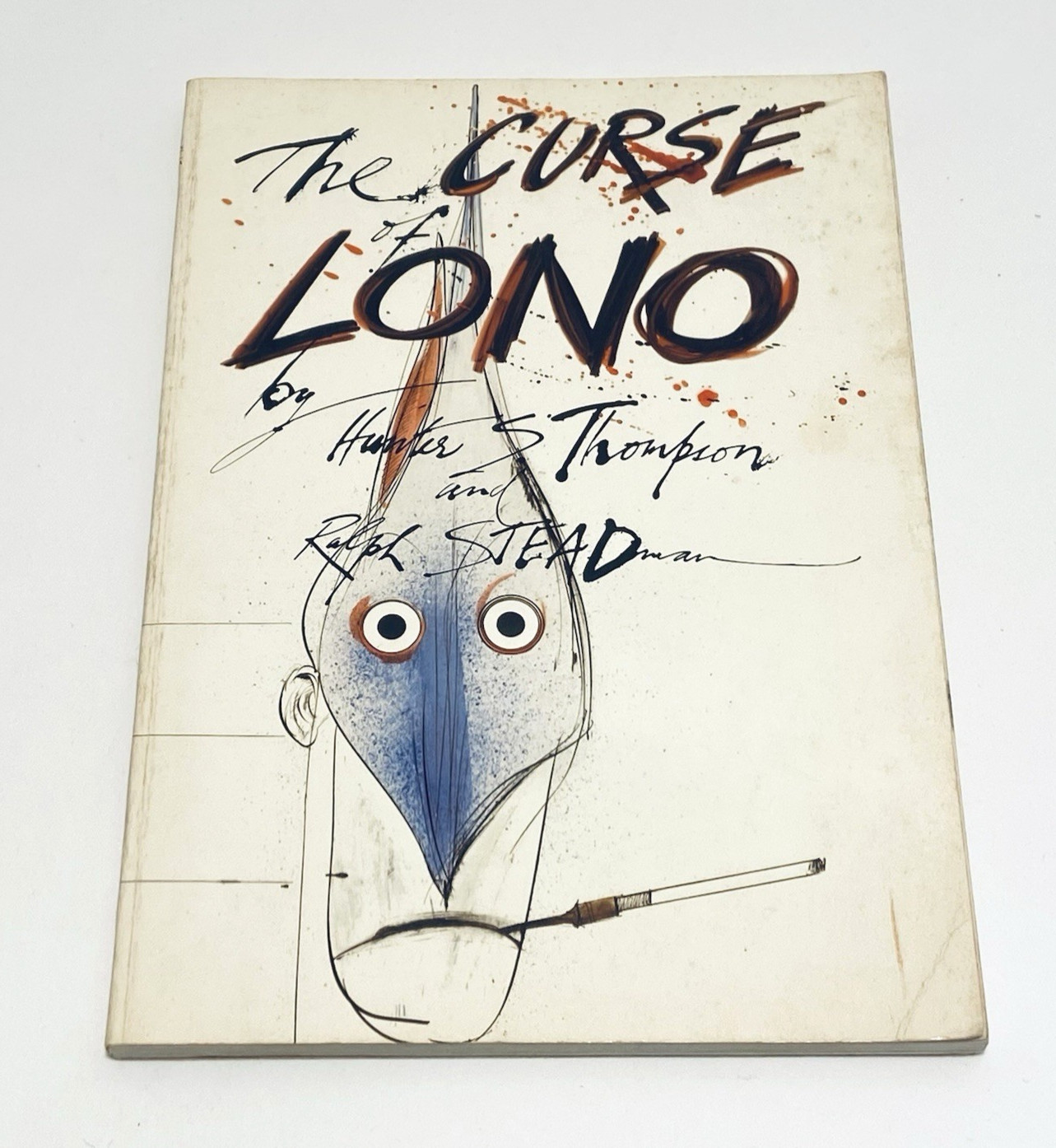 The Curse of Lono Paperback Book Hunter S. Thompson & Ralph Steadman 1983 Vtg