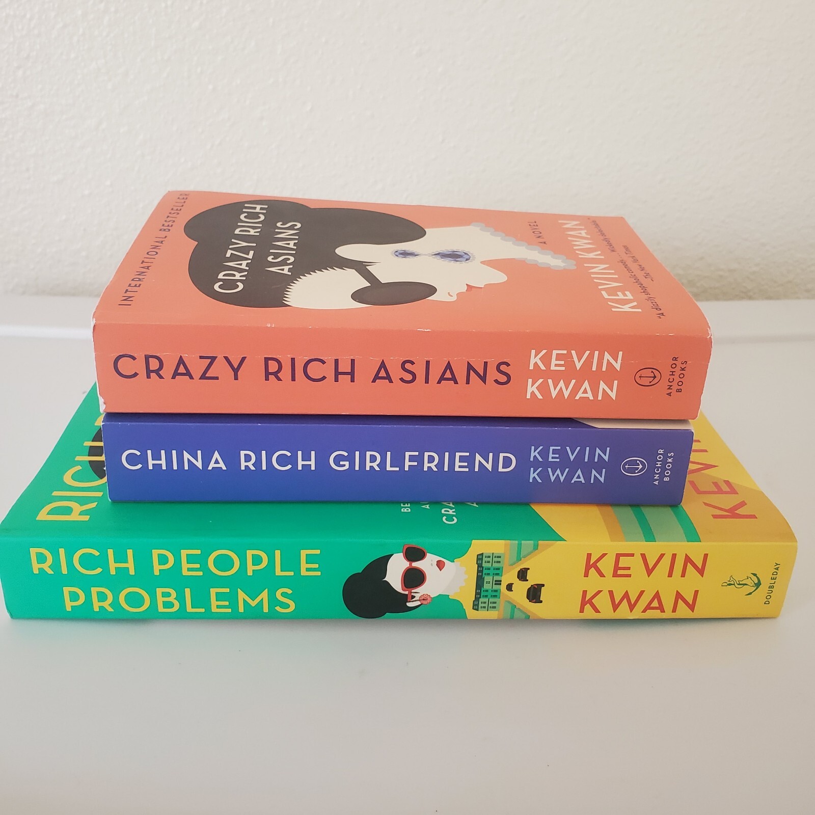 Complete Set Crazy Rich Asians Trilogy Book Kevin Kwan Paperback 2 Small 1 Big