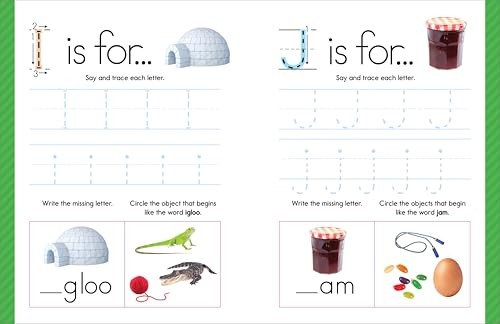My First Learn-to-Read Preschool Workbook: Practice Pre-Reading Skills with…