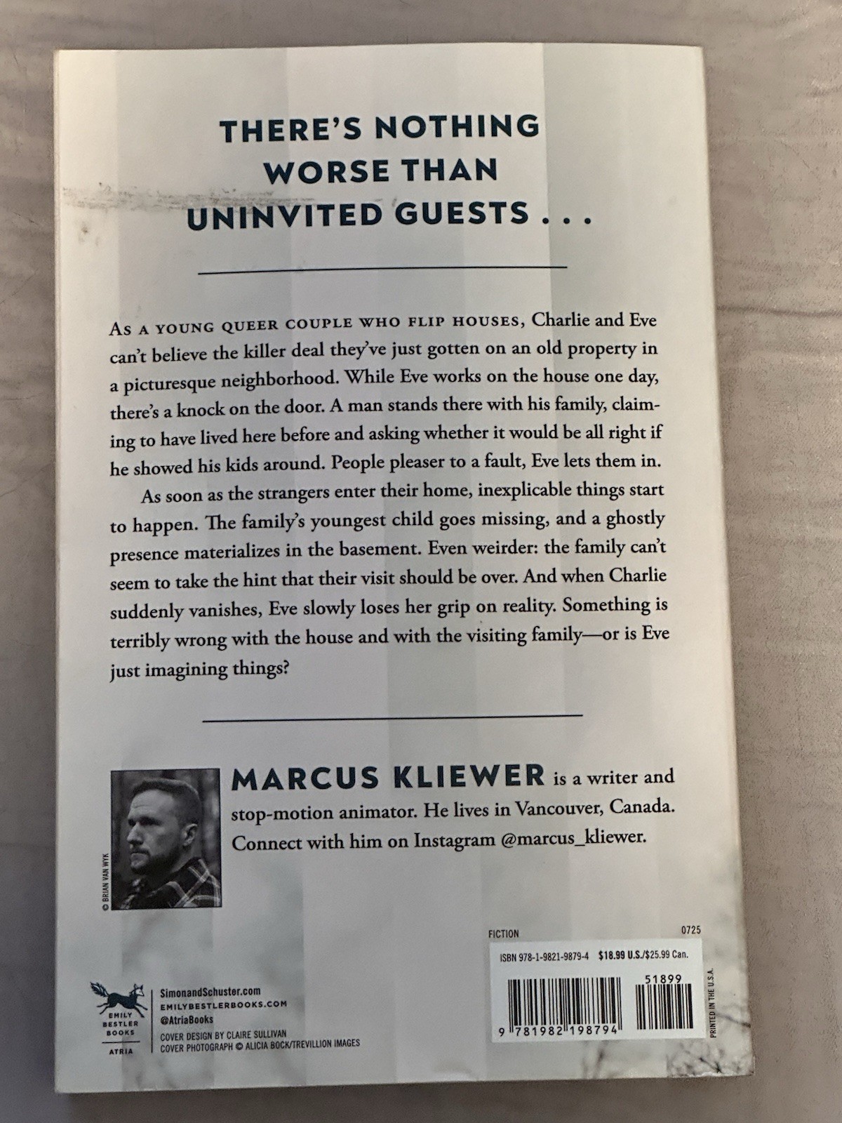 We Used to Live Here : Novel by Marcus Kliewer (2024,Thriller)