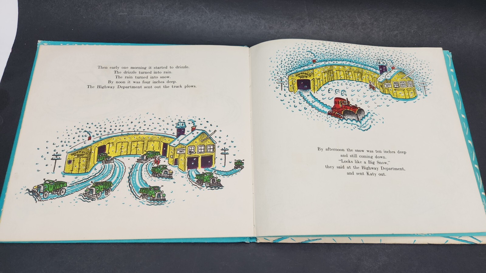 Katy And The Big Snow Virginia Lee Burton 1943 Weekly Reader Childrens Book