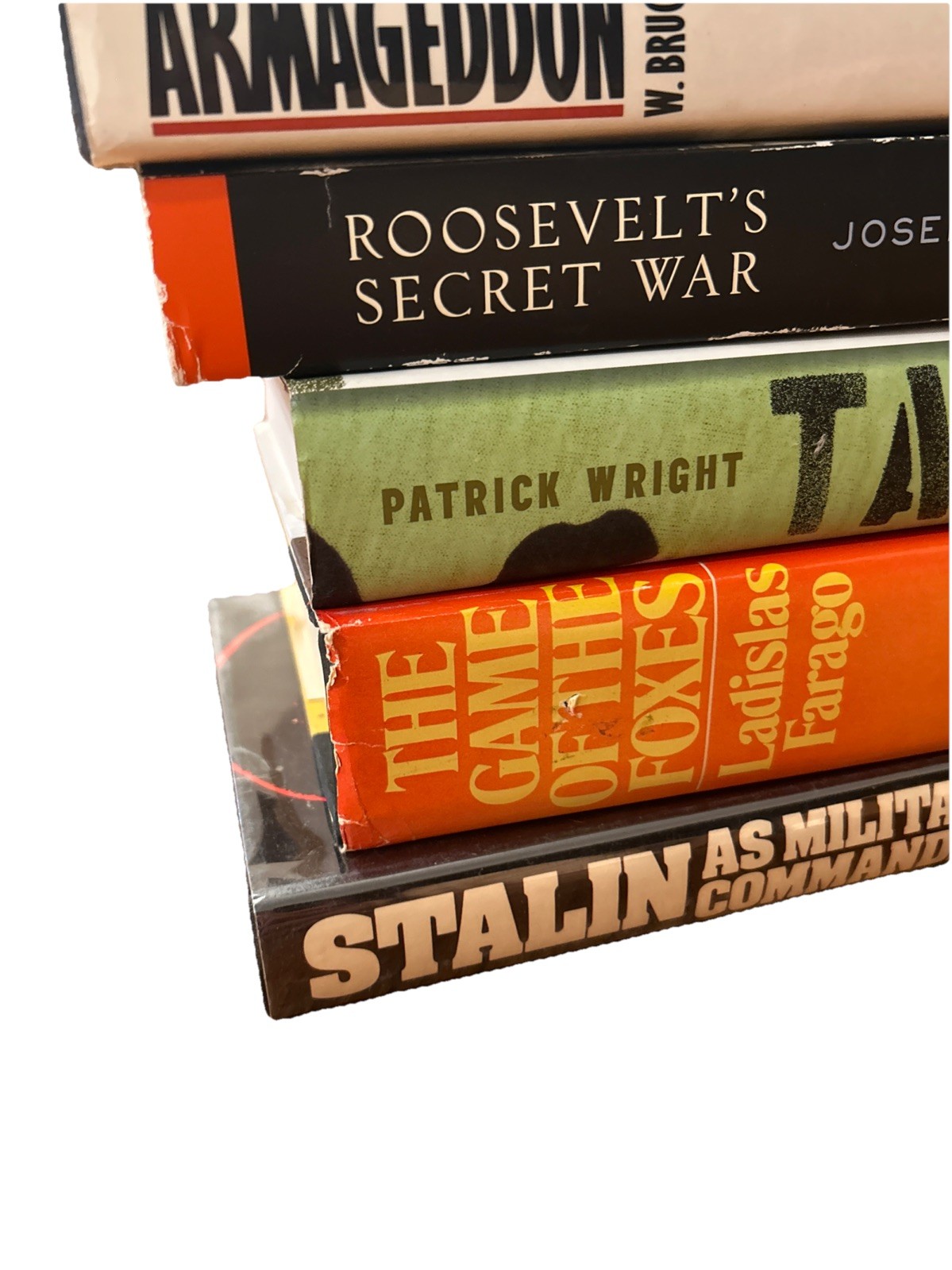 World War II WW1 Russia Books Lot Hardcover Paperback Stalin Game Of Foxes Tank
