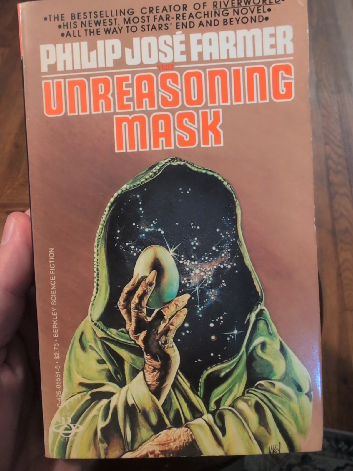 Scifi Book Lot Of 2 Time’s Last Gift + Unreason Mask by Philip Jose Farmer
