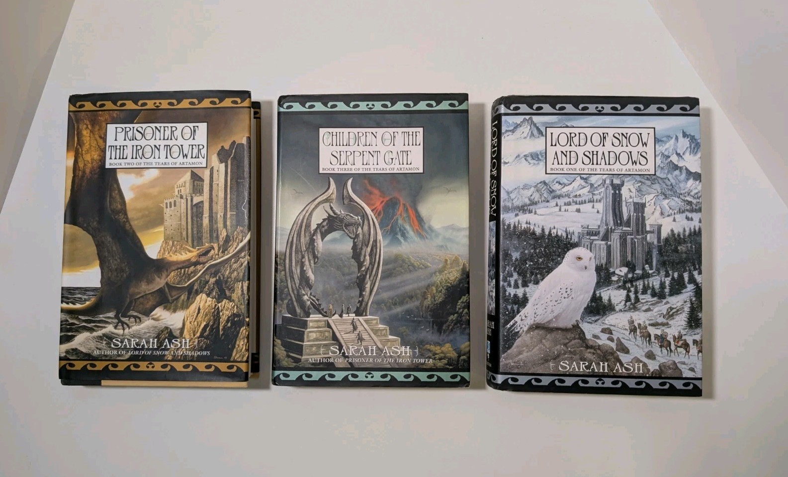 Tears of Artamon Trilogy by Sarah Ash HC 3 Book Complete Set Epic Fantasy Series