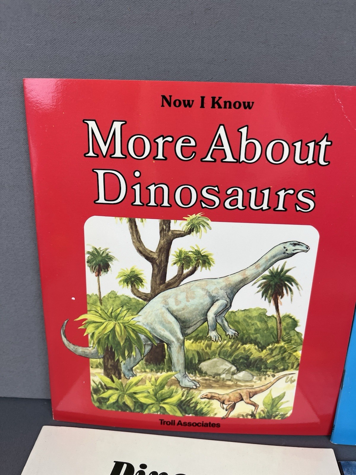 Lot of 8 Vintage Troll Associates Dinosaur Books Dinos Prehistoric Animals