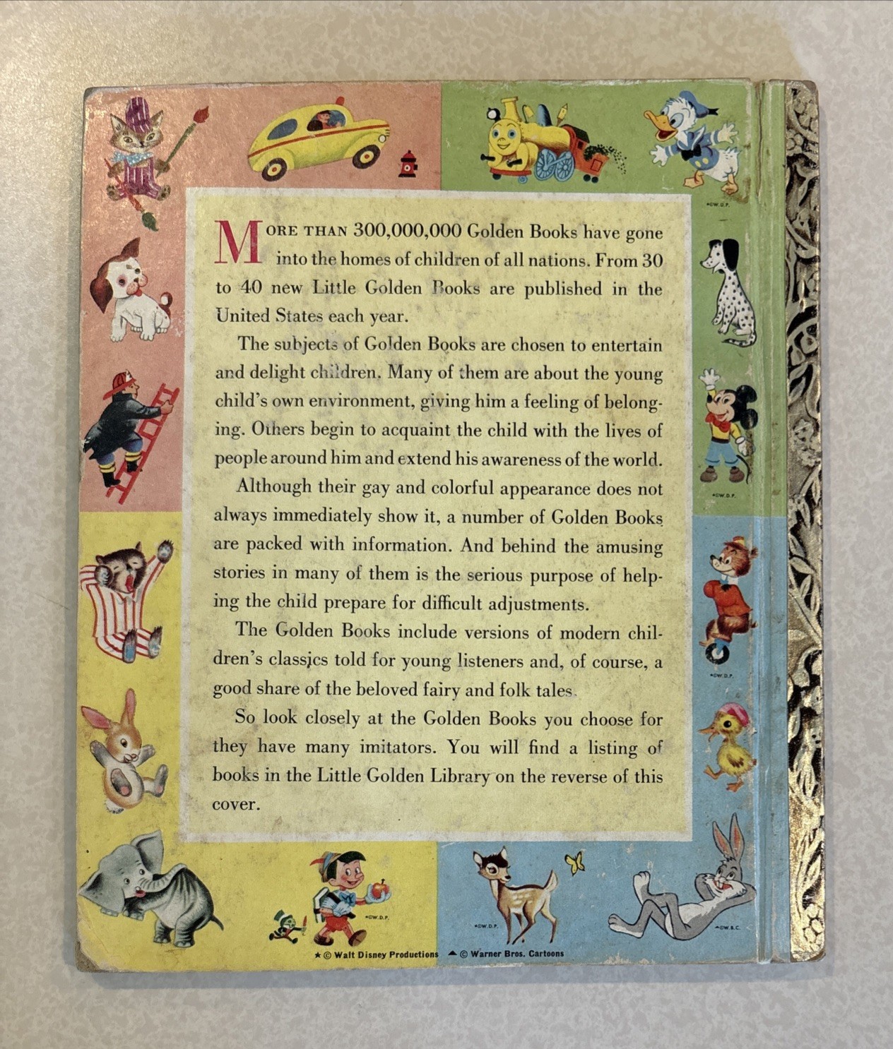 Little Golden Book: The Musicians of Bremen, Vintage 1954 HC, A (1st) Printing