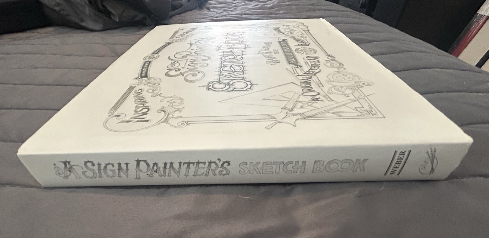 Noel B. Weber Sign Painter’s Sketch Book Hardcover Lettering Sign Painting Illus