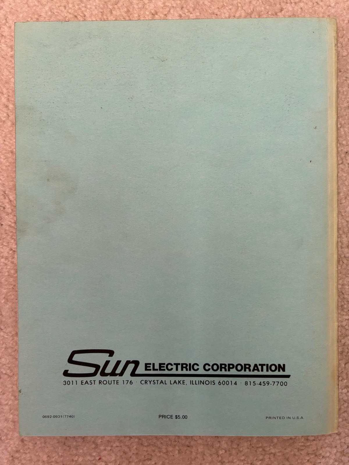 Lot 6 Vintage Manuals Automotive Testing and Diagnosis Emission Control Tune-Up