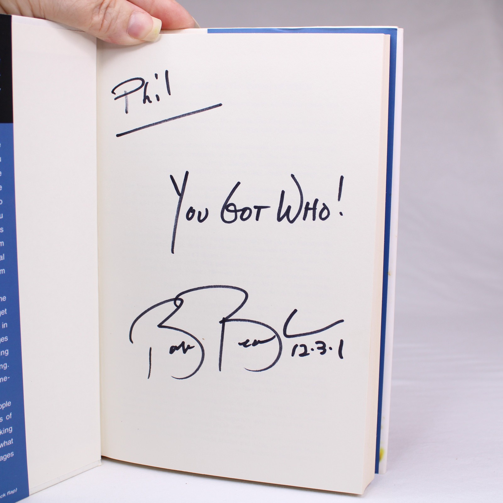 Signed The Power of Who by Bob Beaudine Hardcover Book Dust Jacket 2009
