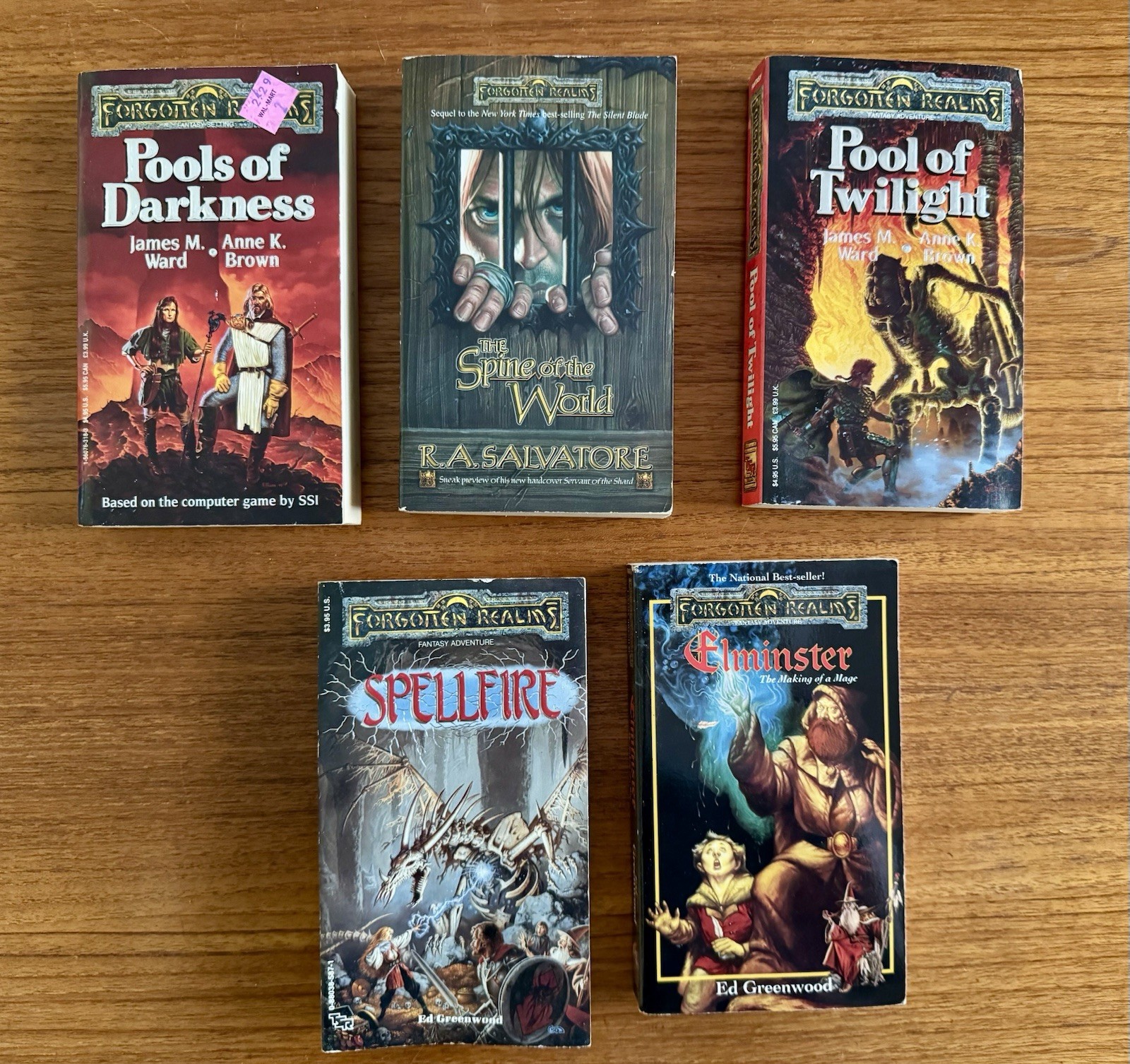 FORGOTTEN REALMS 53x PAPERBACK Book LOT Fantasy TSR Trilogies Etc