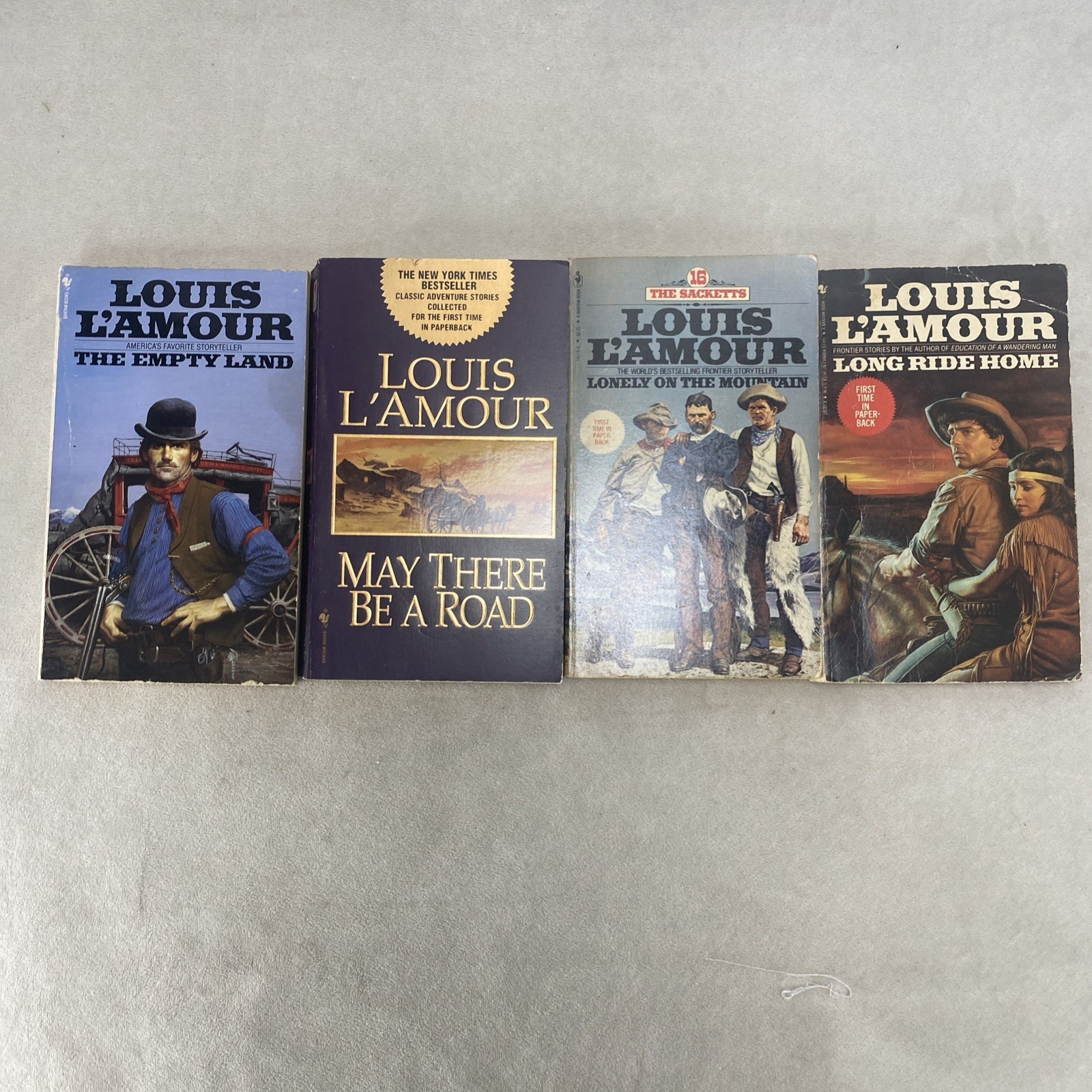 Louis L’Amour Lot of 20 Paperback Books Bantam Sackets Mixed Lot Westerns