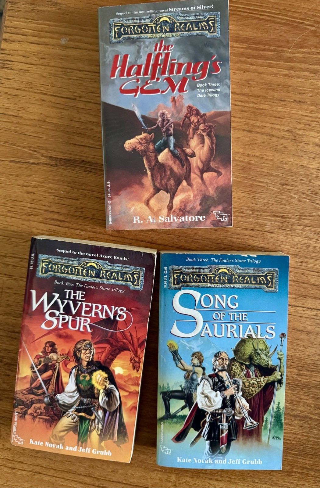 FORGOTTEN REALMS 53x PAPERBACK Book LOT Fantasy TSR Trilogies Etc