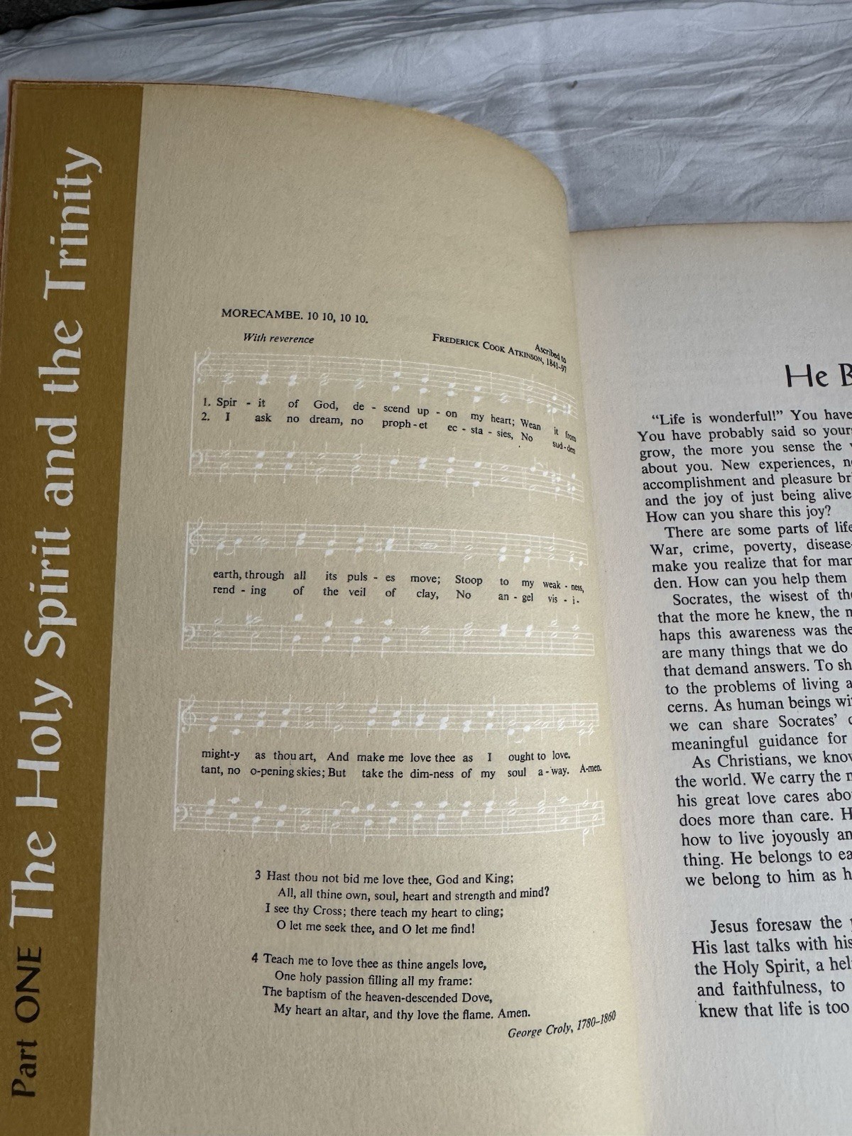 I Believe In The Holy Spirit and The Church Hardcover Book Robert W Stackel 1966