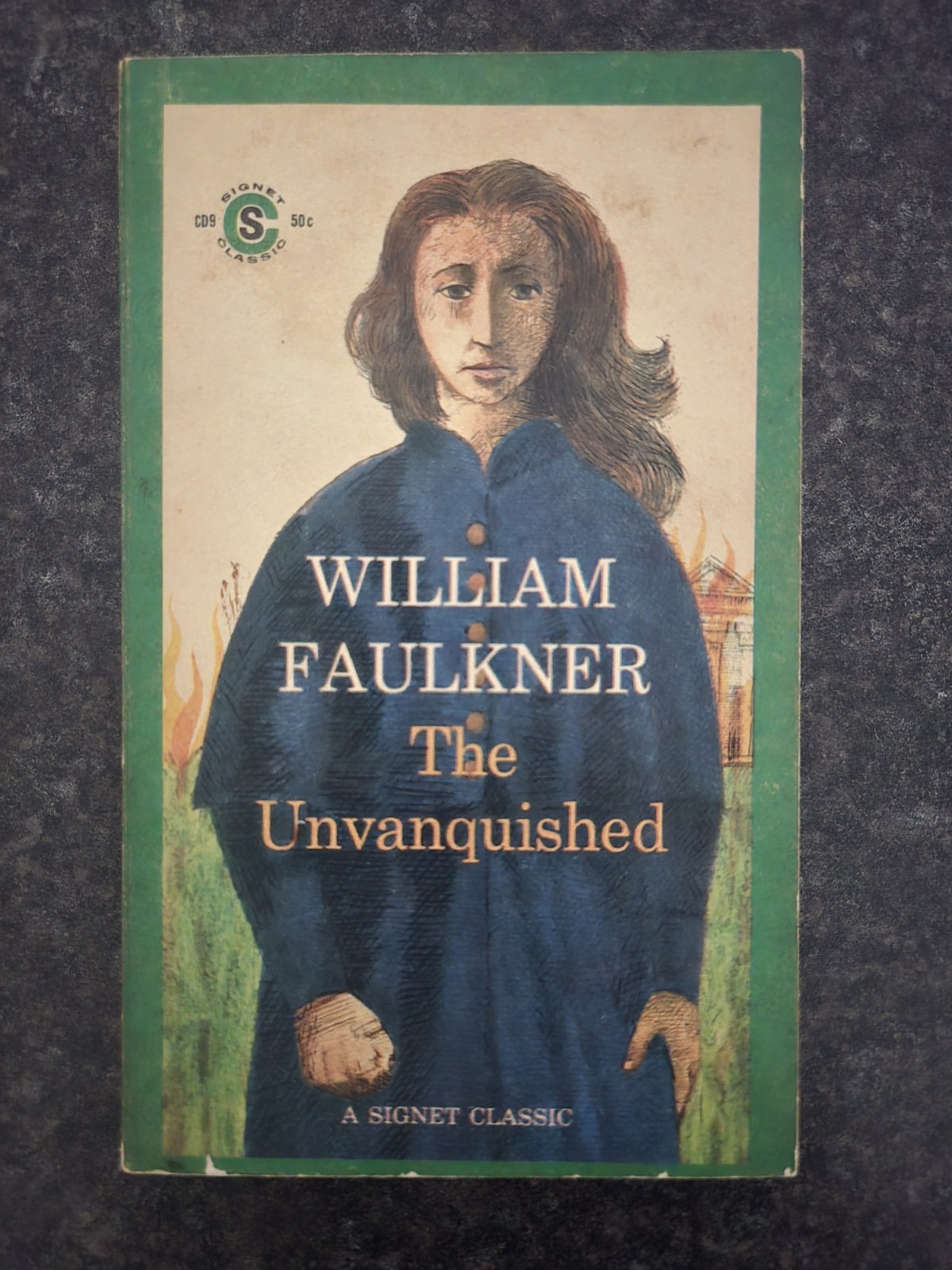 WILLIAM FAULKNER the unvanquished 1959 Signet Paperback Gd