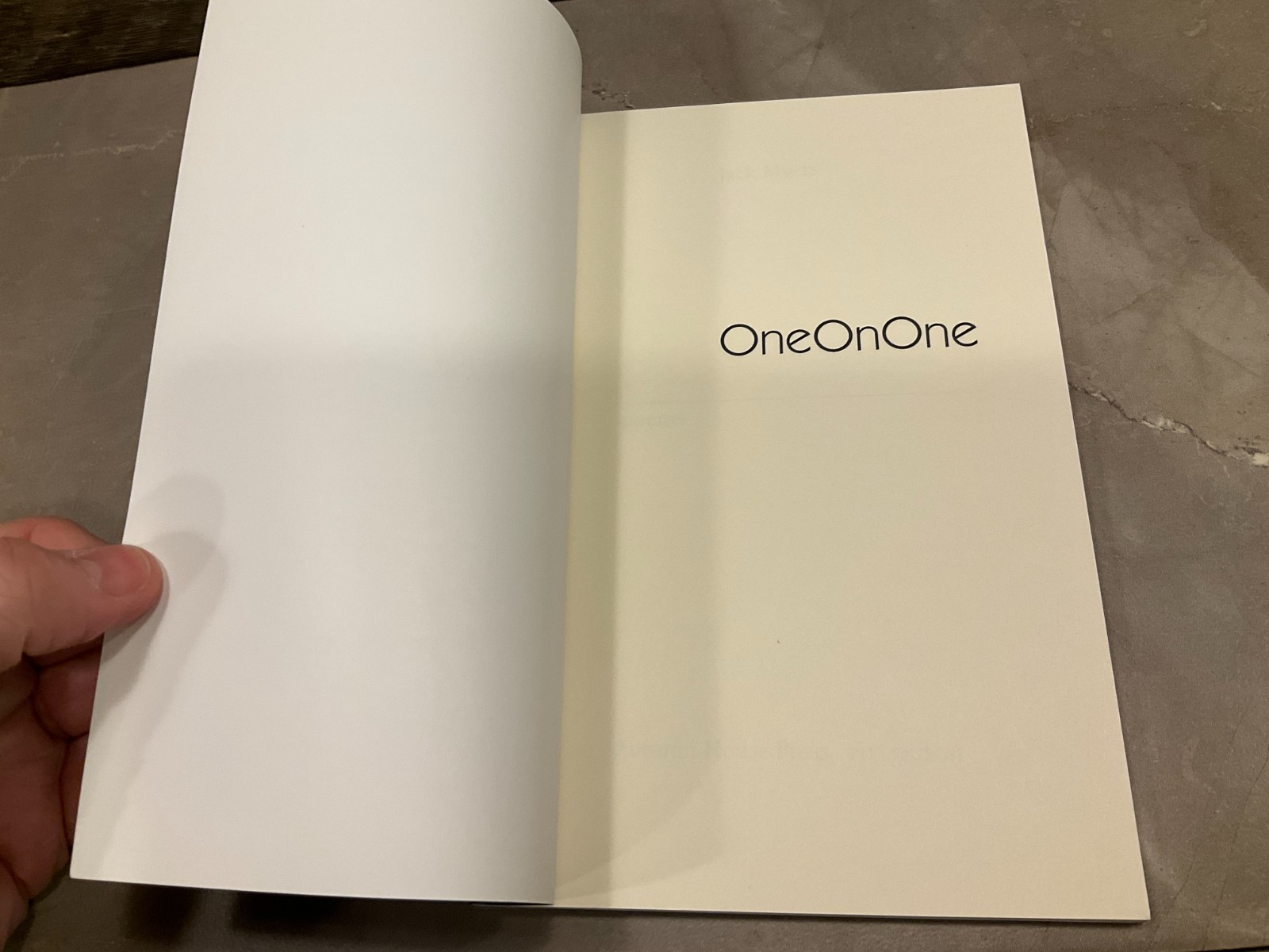 OneOnOne Jack Myers 78 pages very rare this is the best price available