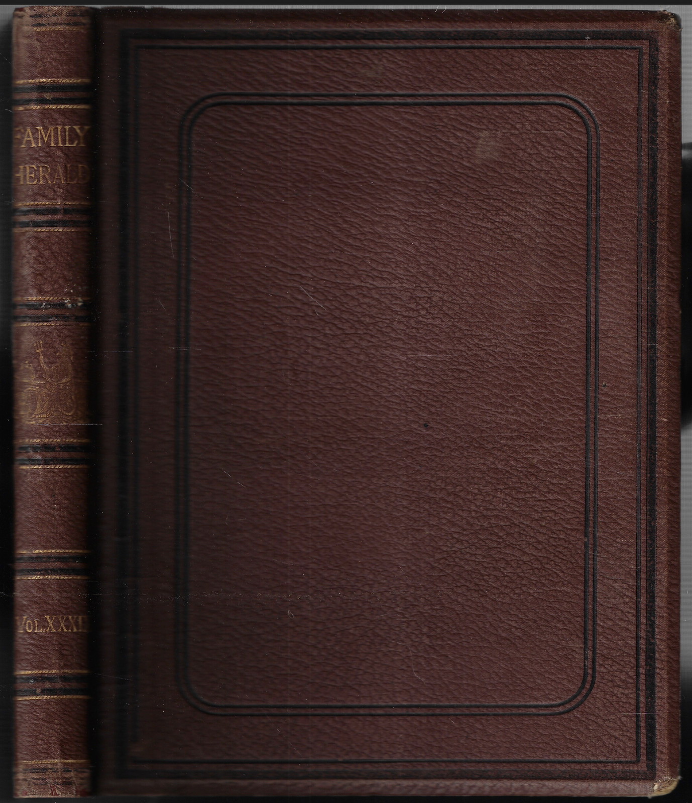 Family Herald Domestic Magazine Vol 39 – 1877 / Bound HC Book of 430+ Pages