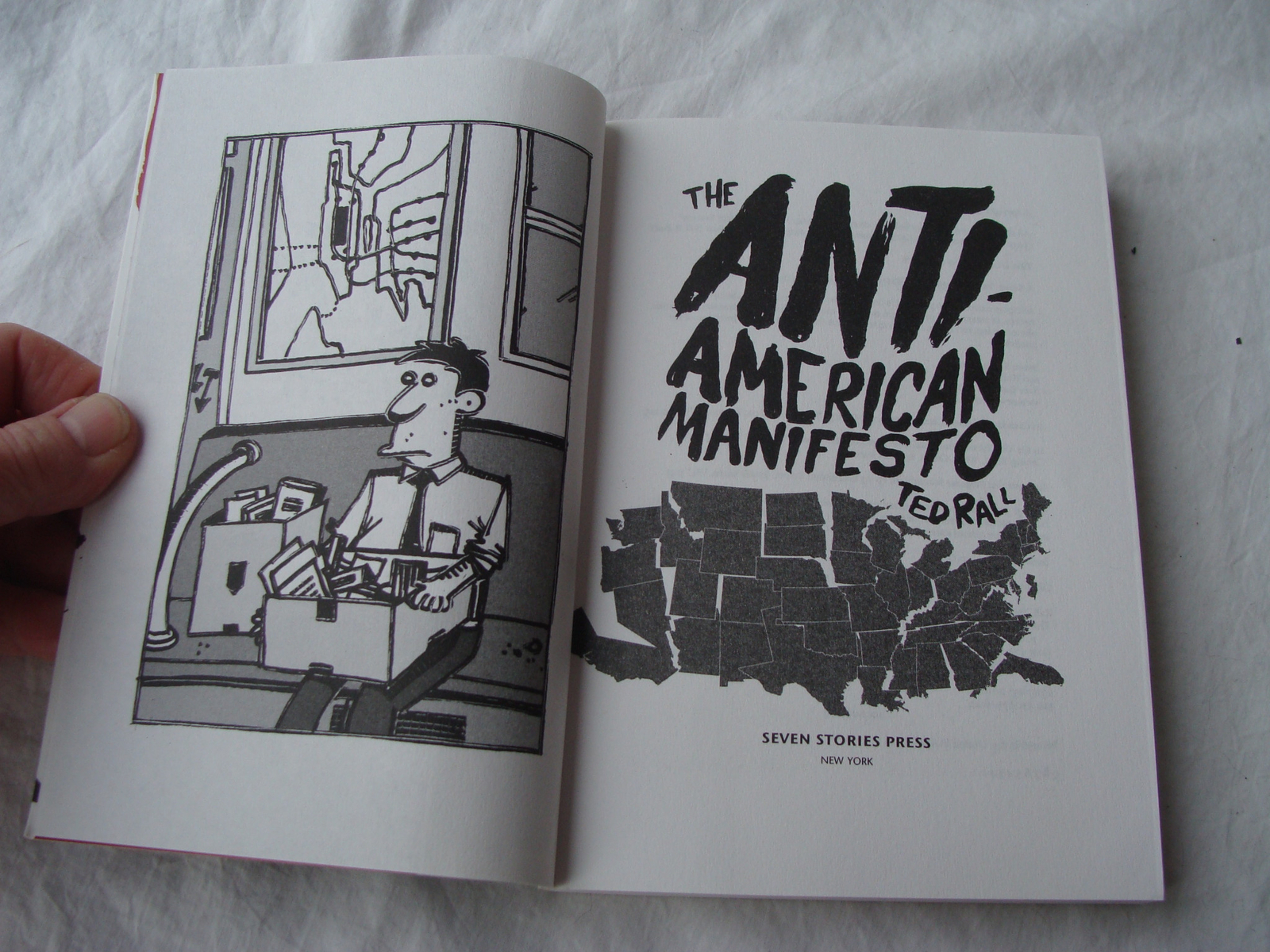 The Anti-American Manifesto by Ted Rall PB Seven Stories Press 2010 Politics
