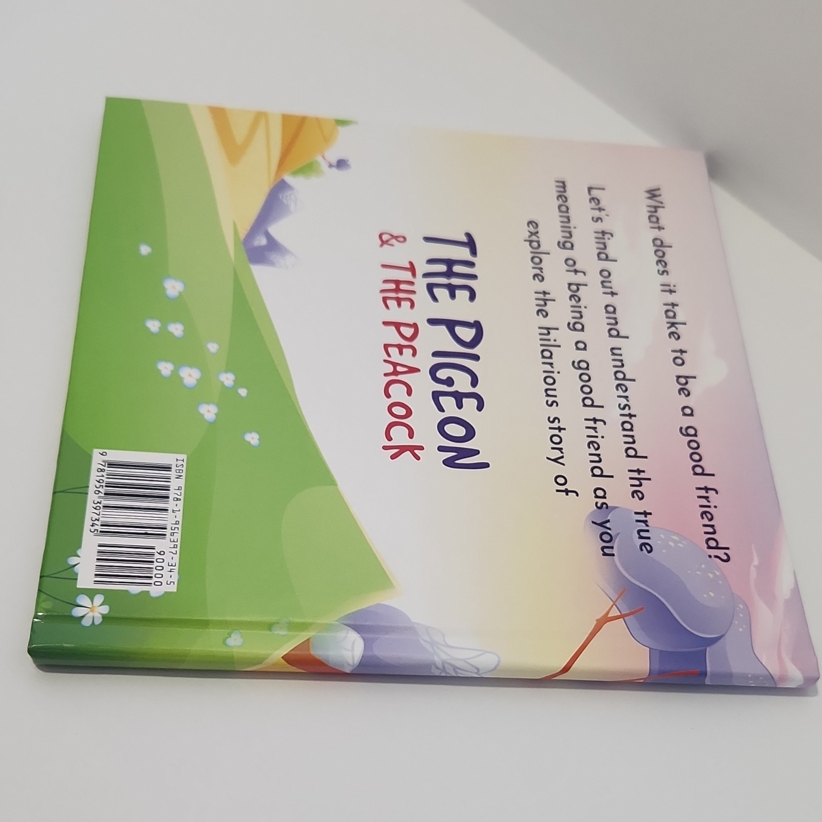 Pigeon & the Peacock. HC. by Jacqueline Belanger PhD, Jennifer L. Trace, Kids
