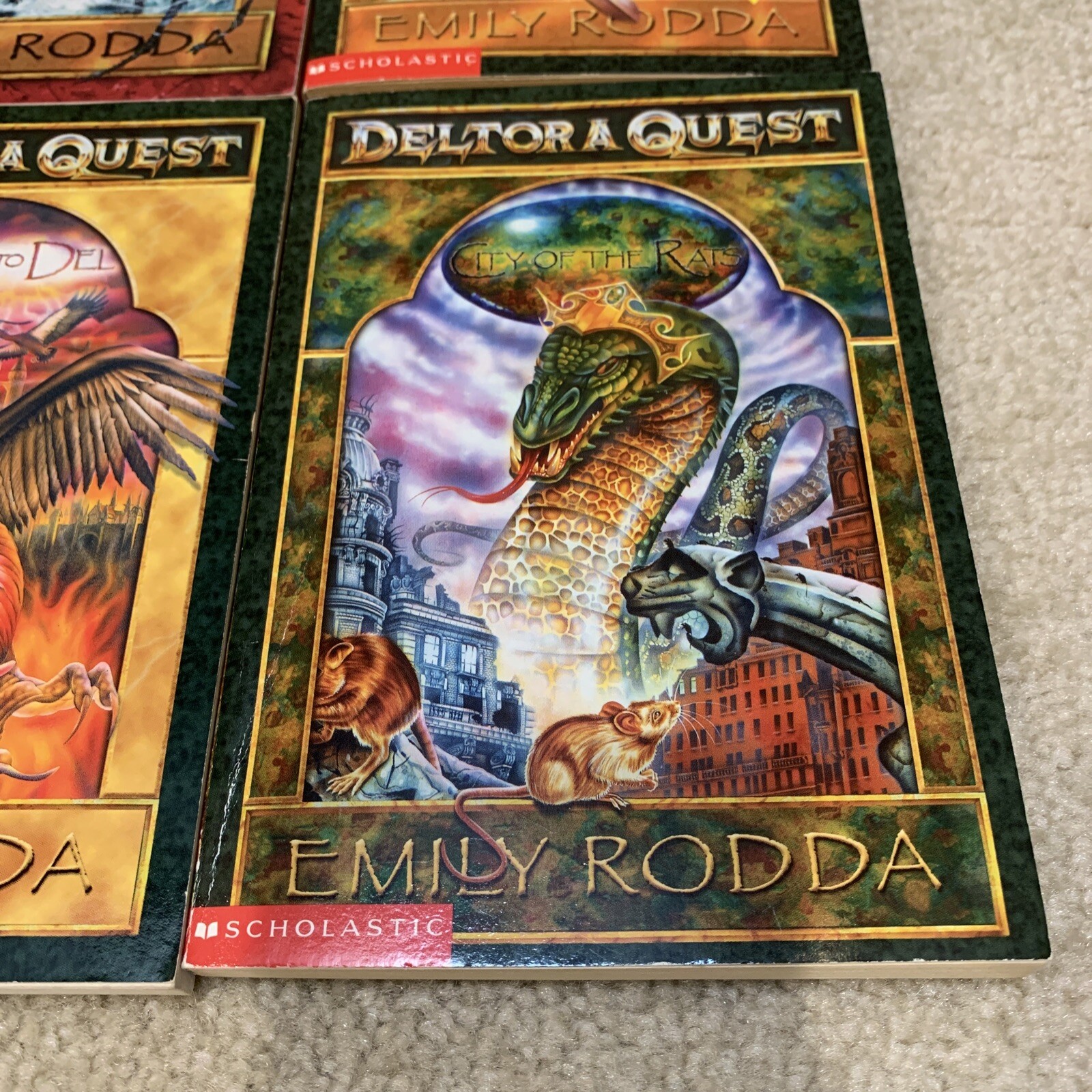 Deltora Quest Shadowlands Lot of 4 Paperback Books 1 2 3 8 Emily Rodda