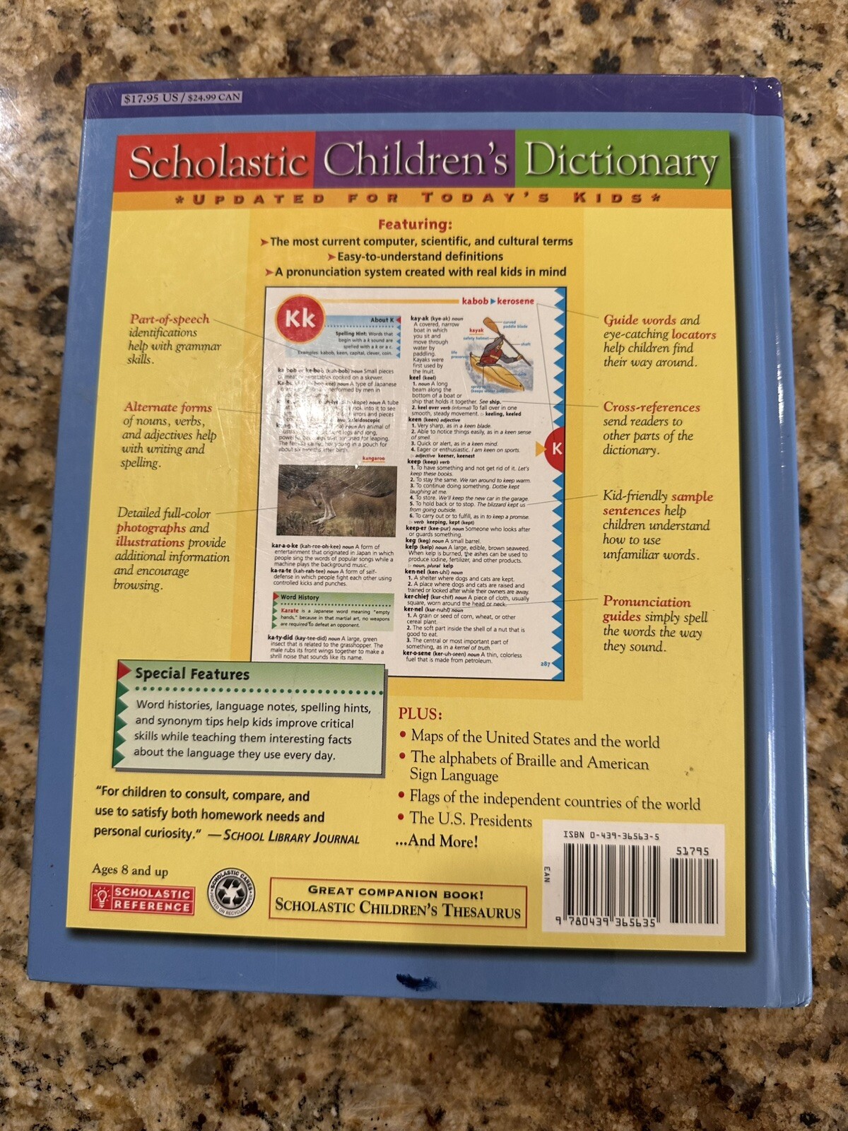 Scholastic Children’s Dictionary – Hardcover By Scholastic Inc. – GOOD