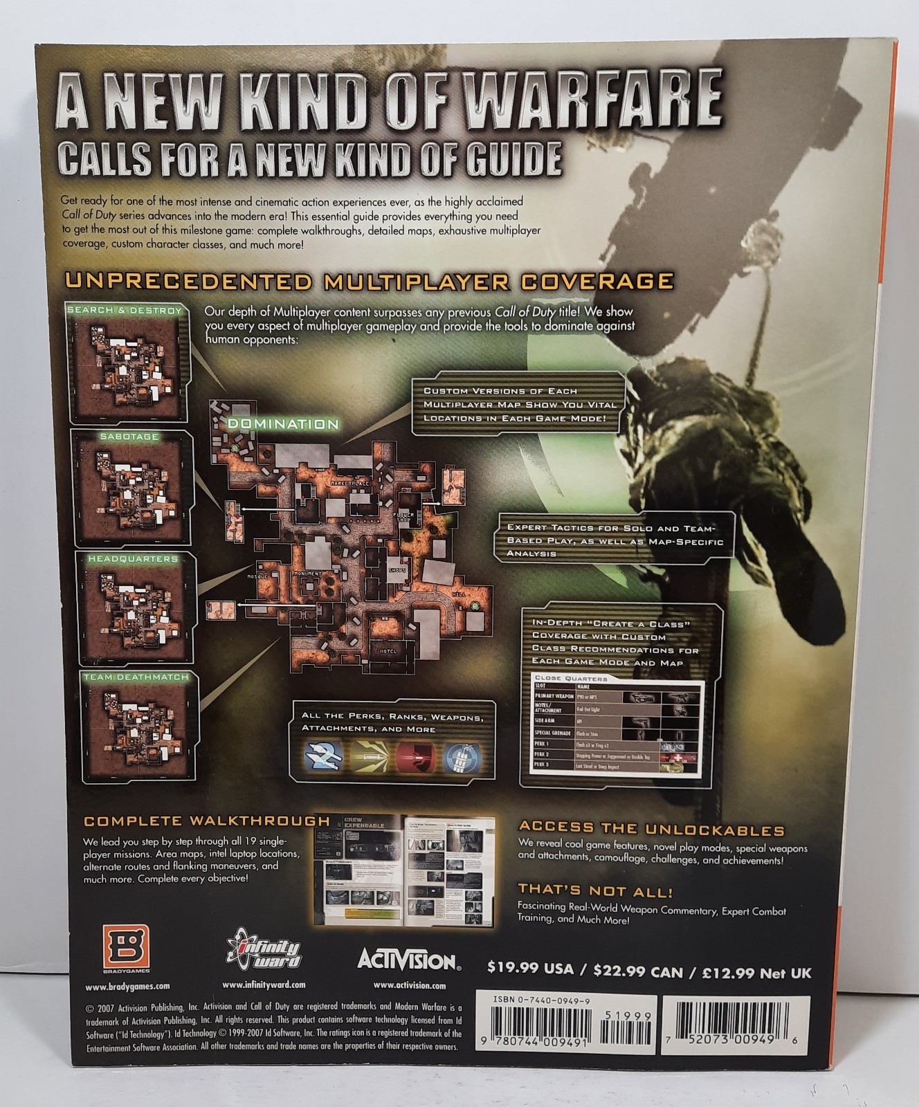 Call of Duty 4 Modern Warfare Official Strategy Guide Brady