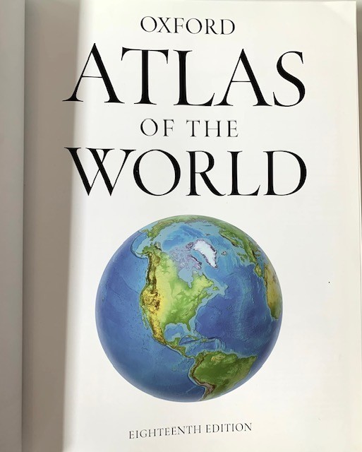 Atlas of the World 18th Edition Hardcover By Oxford University Press – EXCELLENT
