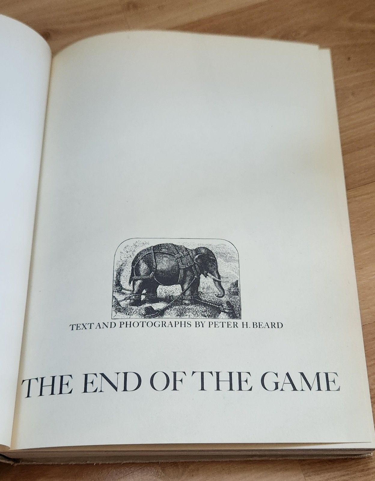 The End of the Game Peter Beard 1st Edition HC Dustjacket ICP Insert Read Detail