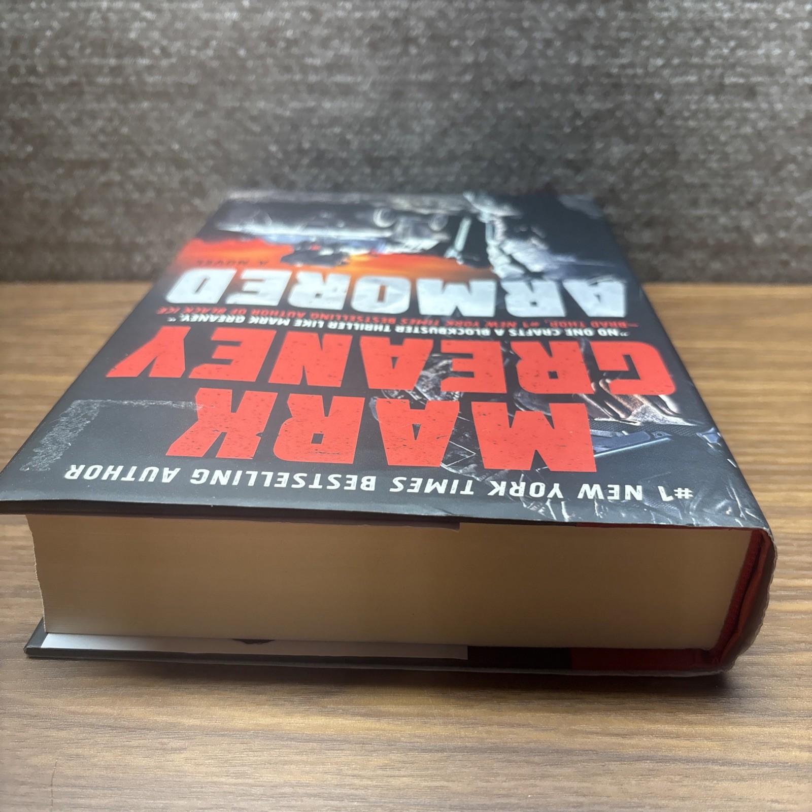 Armored by Mark Greaney – 1st Printing Hardcover Dust jacket Novel Action