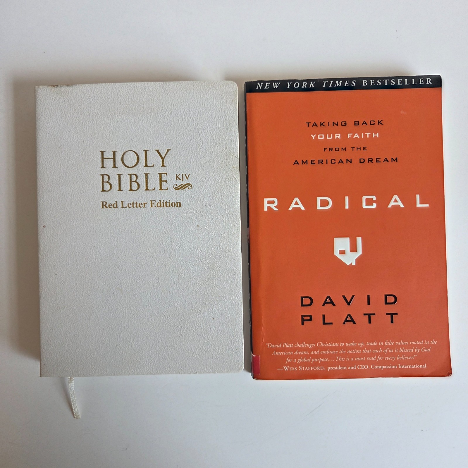 Religious Spiritual Books Lot (9) Holy Bibles, Great Controversy, Real Jesus + 4