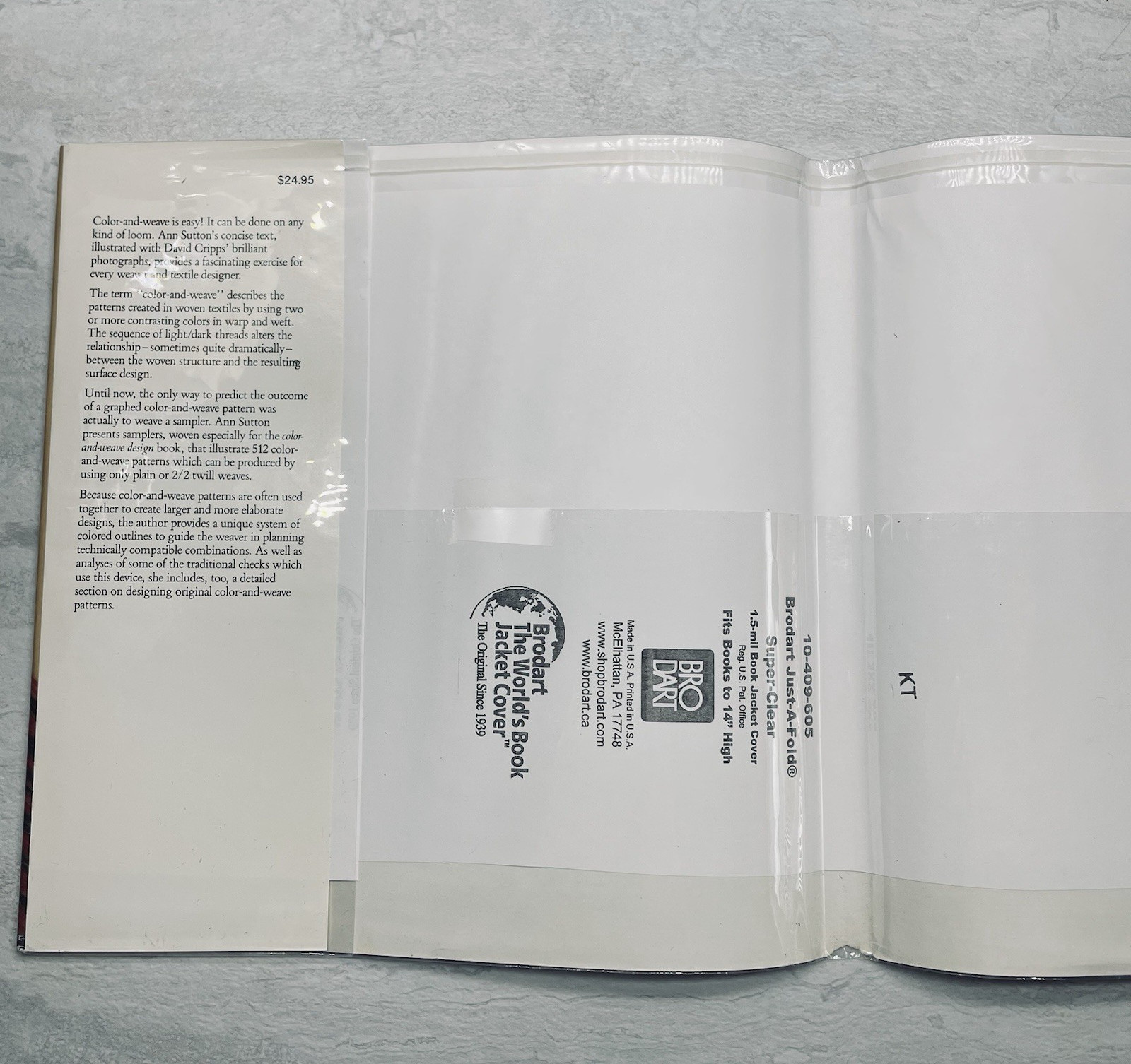 COLOR-AND-WEAVE DESIGN by Ann Sutton 1984 HC/ DJ Patterns Loom Textiles