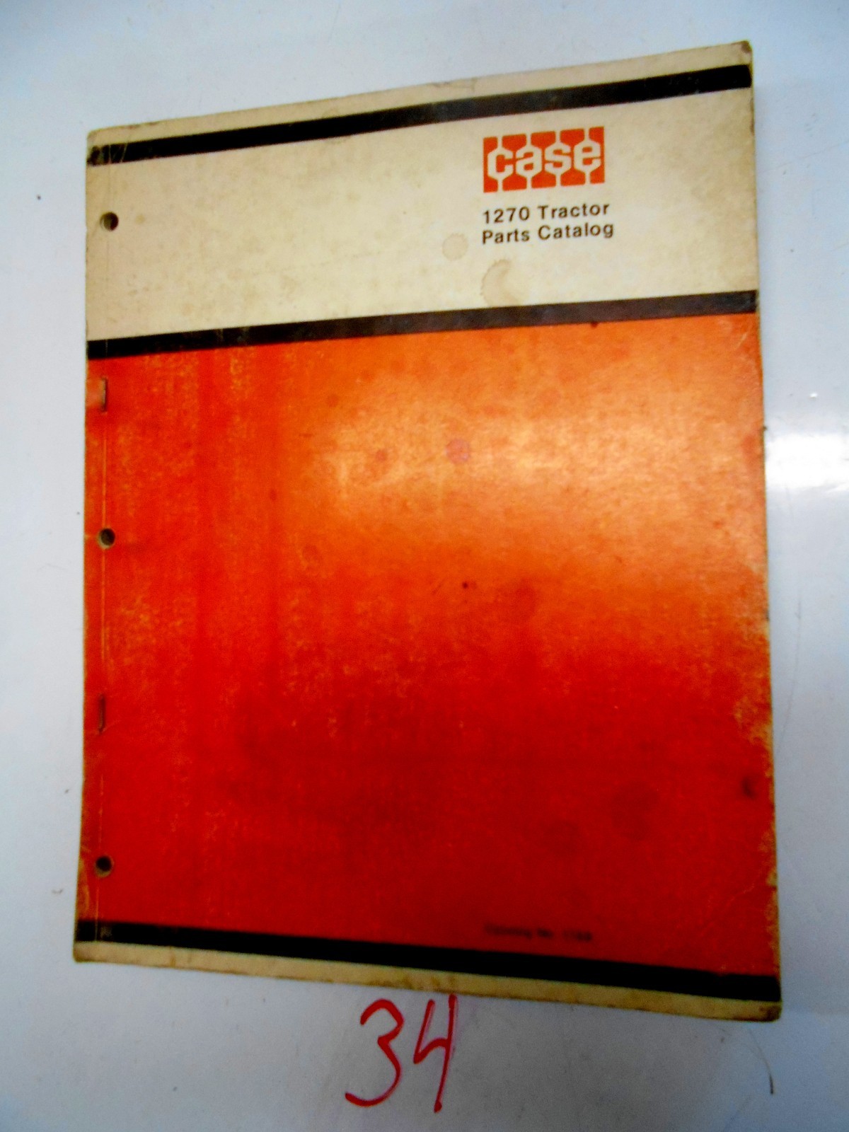 Case 1270 Tractor Parts Catalog No. 1186 12/71