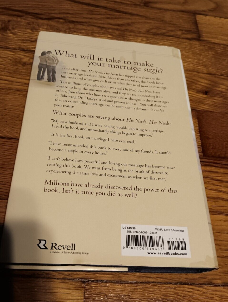 His Needs, Her Needs: Building an Affair-Proof Marriage Hardcover