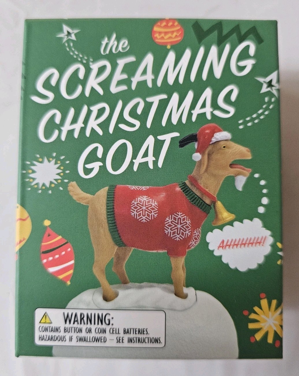 Screaming Christmas Goat RP Minis SEALED