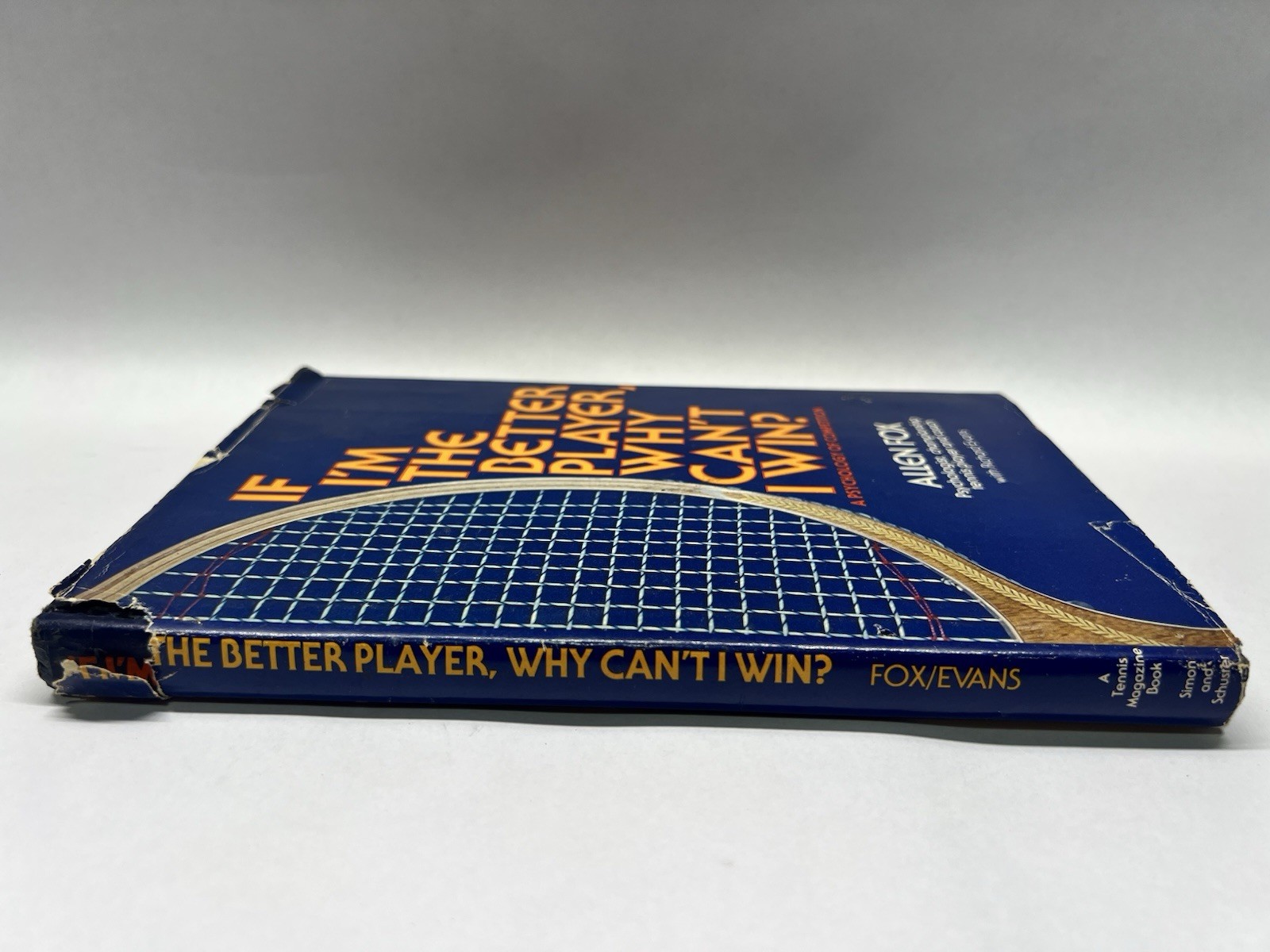 If I’m the better player, Why can’t I – Hardcover, by Allen Fox – Acceptable