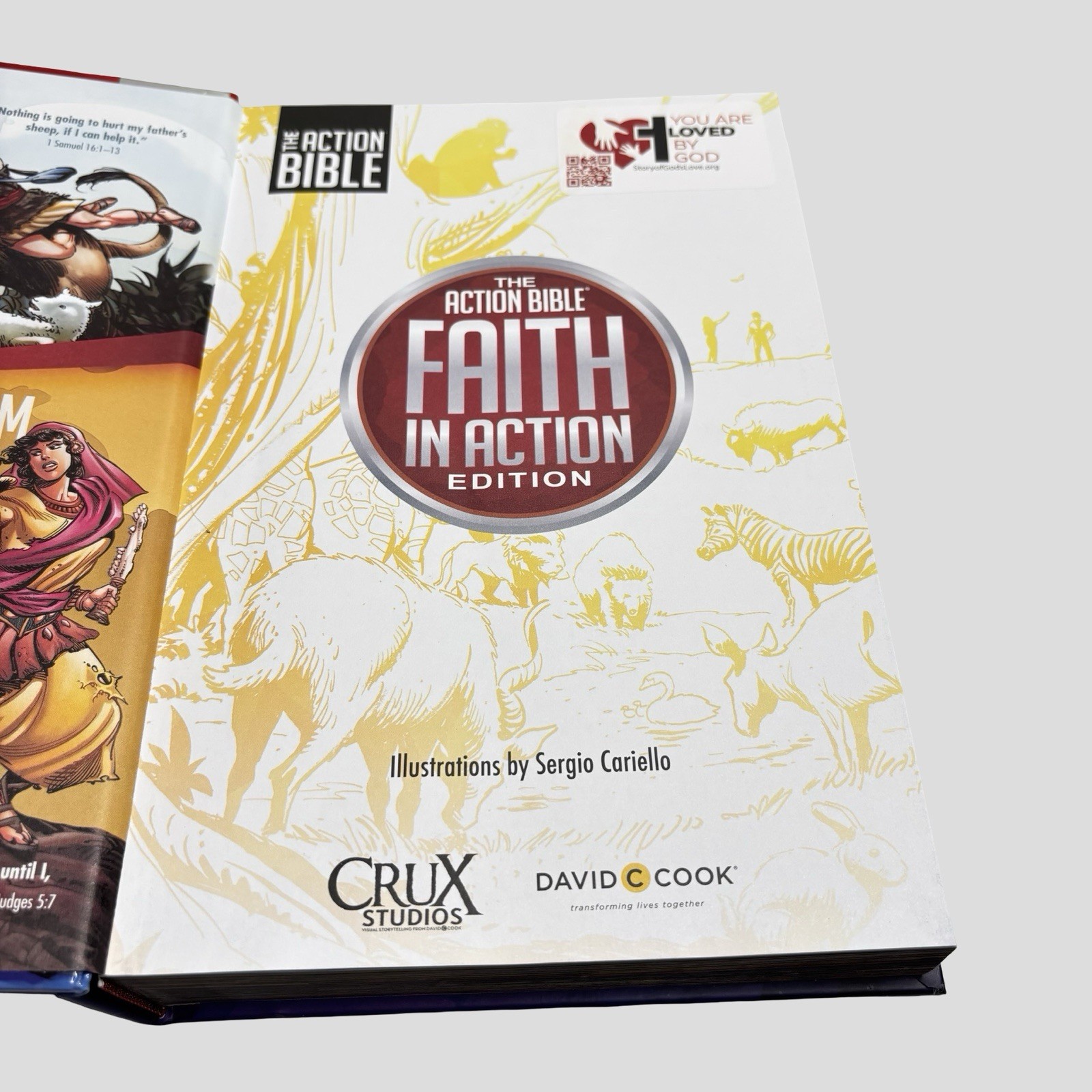 The Action Bible: Faith in Action & Action Bible Lot Hardcover Cariello Sergio