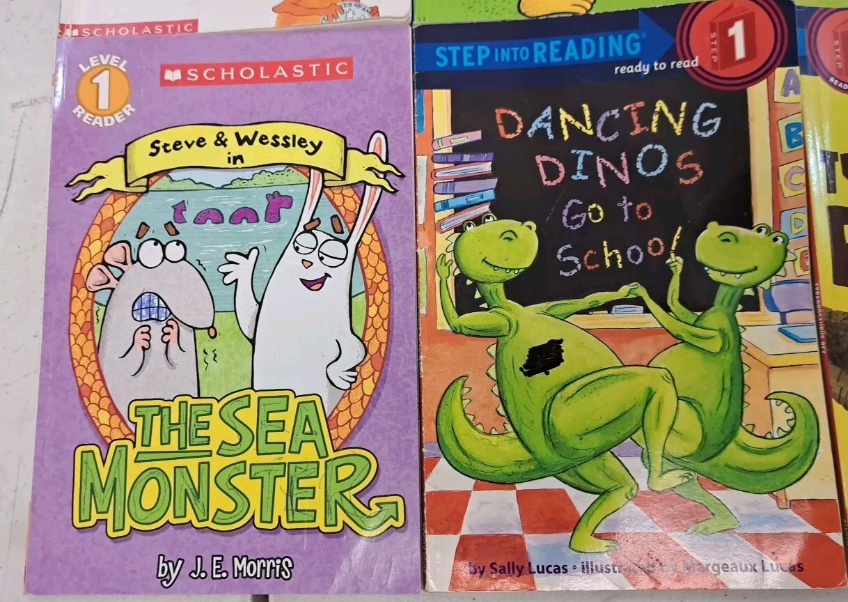 Level 1 Readers-Dinosaurs/Fun Monsters/Strange Creatures-Lot Of 12