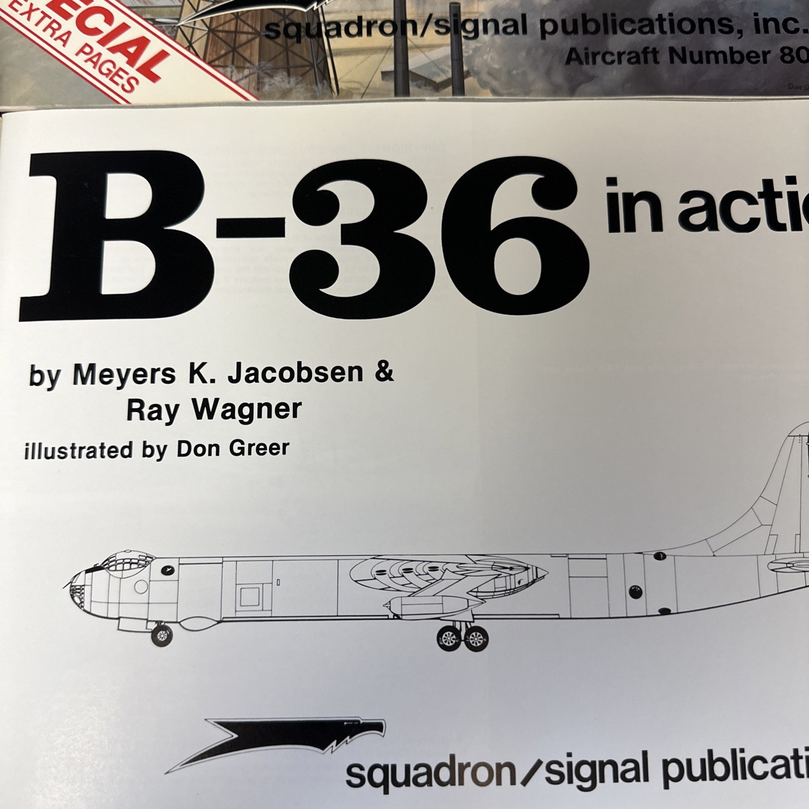 Lot of 6 Squadron Signal Bomber Books B-17 B-24 B-25 B-29 B-36 B-52 – 1970s 80s