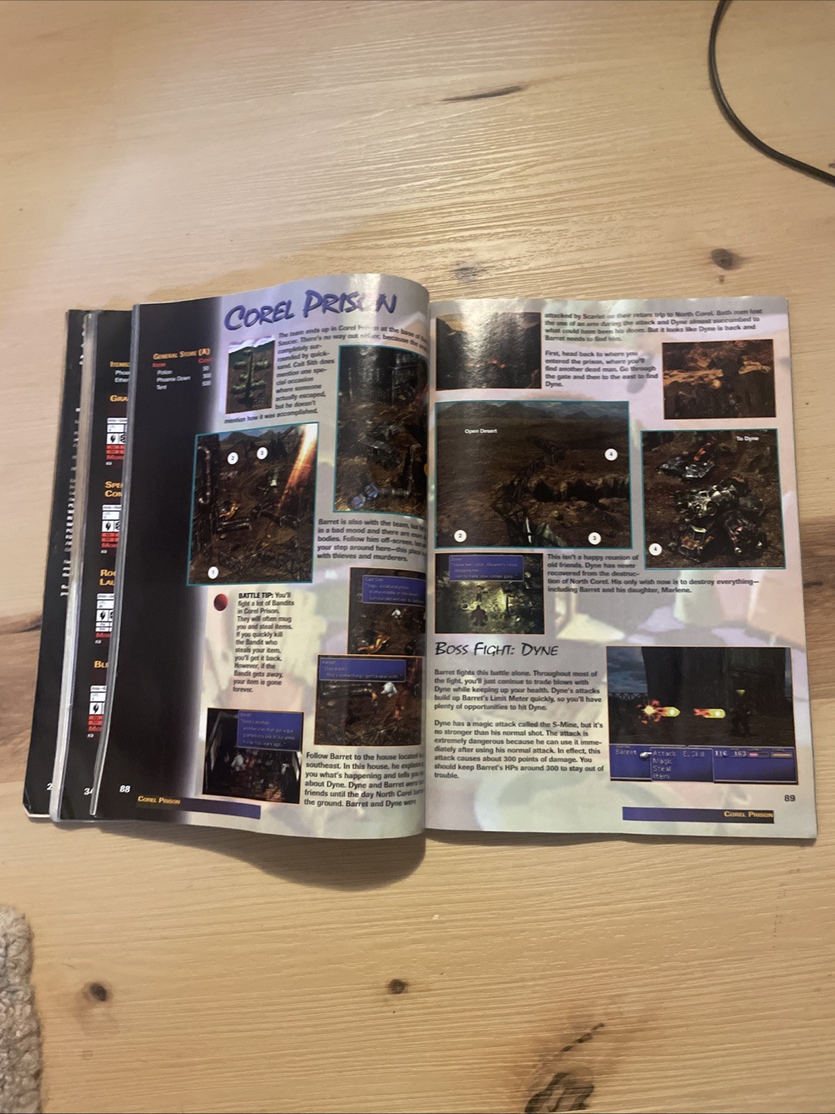 Official Final Fantasy VII Strategy Guide by David Cassady – 1997 PB PlayStation