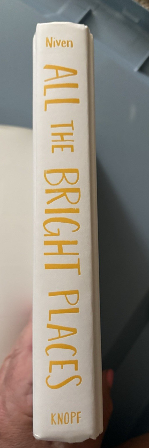 All the Bright Places by Jennifer Niven (2015, Hardcover) – Very Good