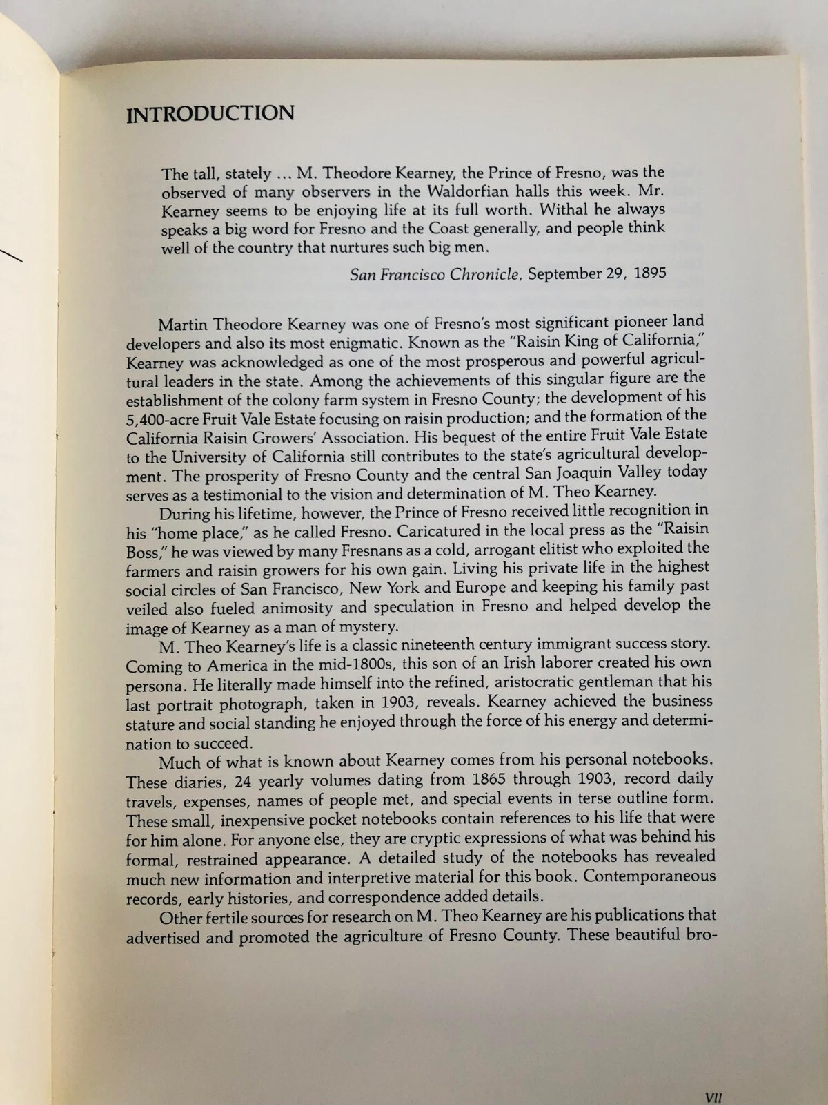 M. Theo Kearney Prince of Fresno, Rehart & Patterson, 1988