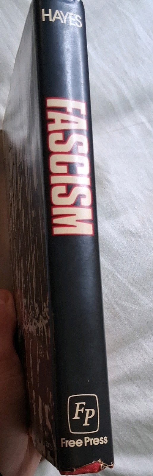 Fascism Hardcover/DJ Paul Hayes 1973 Free Press 1st Printing
